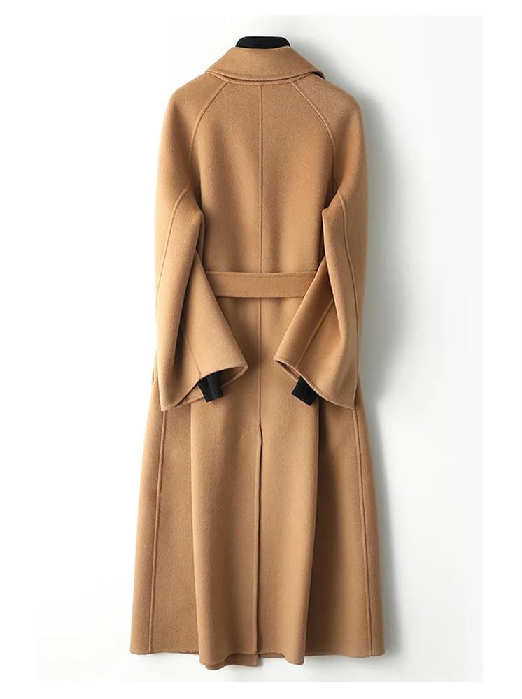ジャケット・アウター NO ID Long Wool trench coat IROINNID Trench Coat for Women Winter Warm Woolen Classic